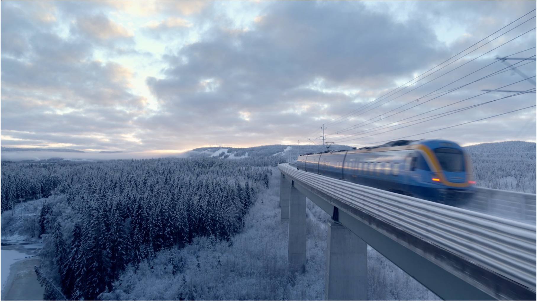 Släpp ratten och ta tåget – säkrast på spåret i vintertrafiken – Norrtåg AB